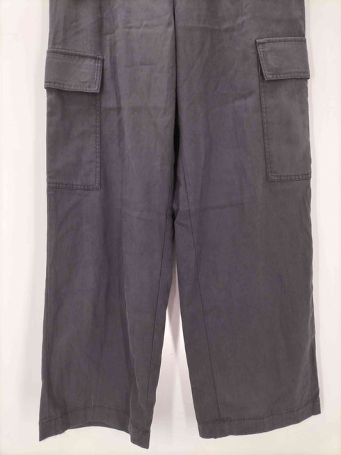 ニジュウサンク 23区 キュプラ ナイロン ポリ ワイドレッグ  カーゴパンツ レディース JPN:38